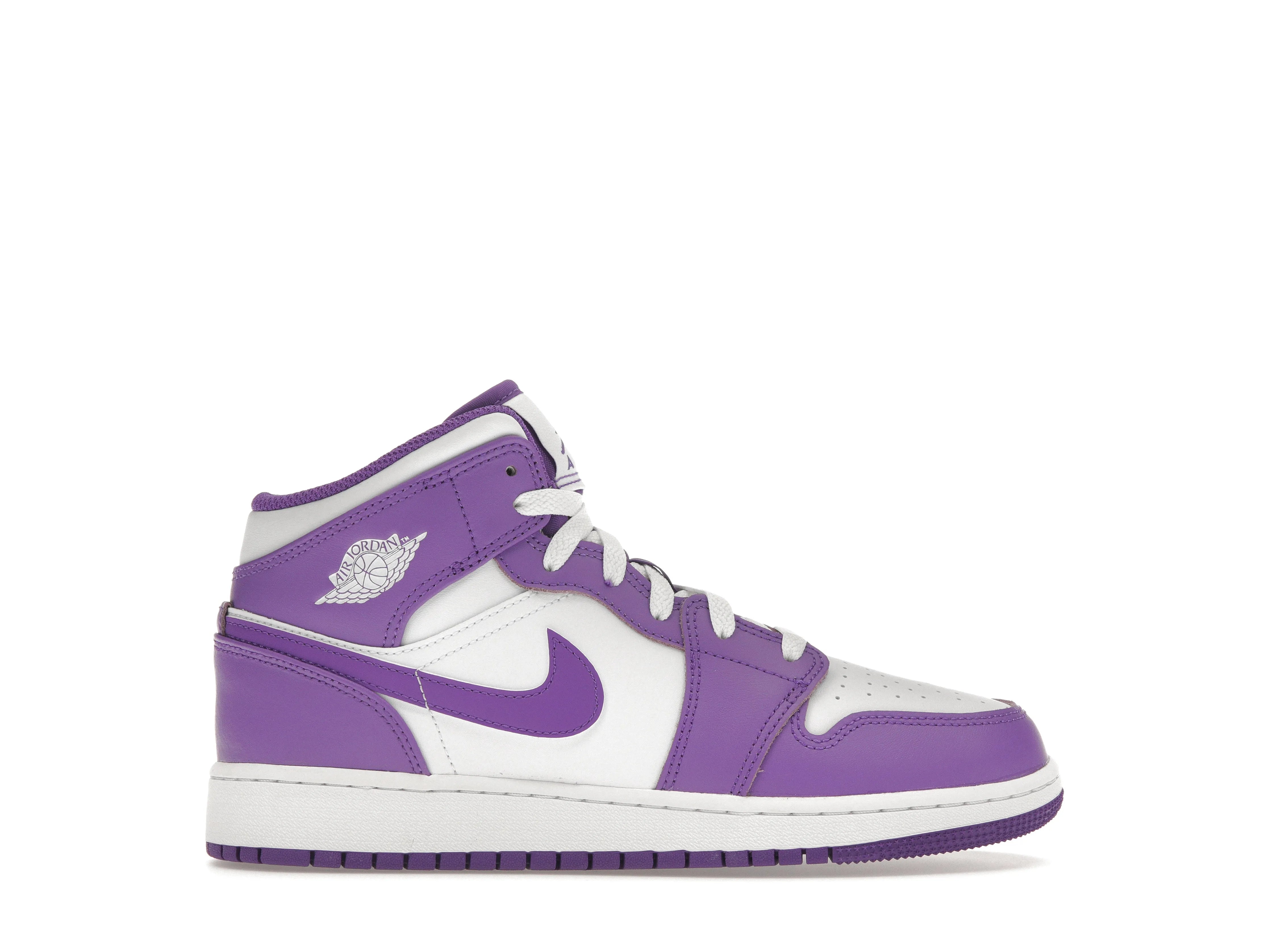 Jordan 1 Mid Purple Venom (GS) - solemarket.cz