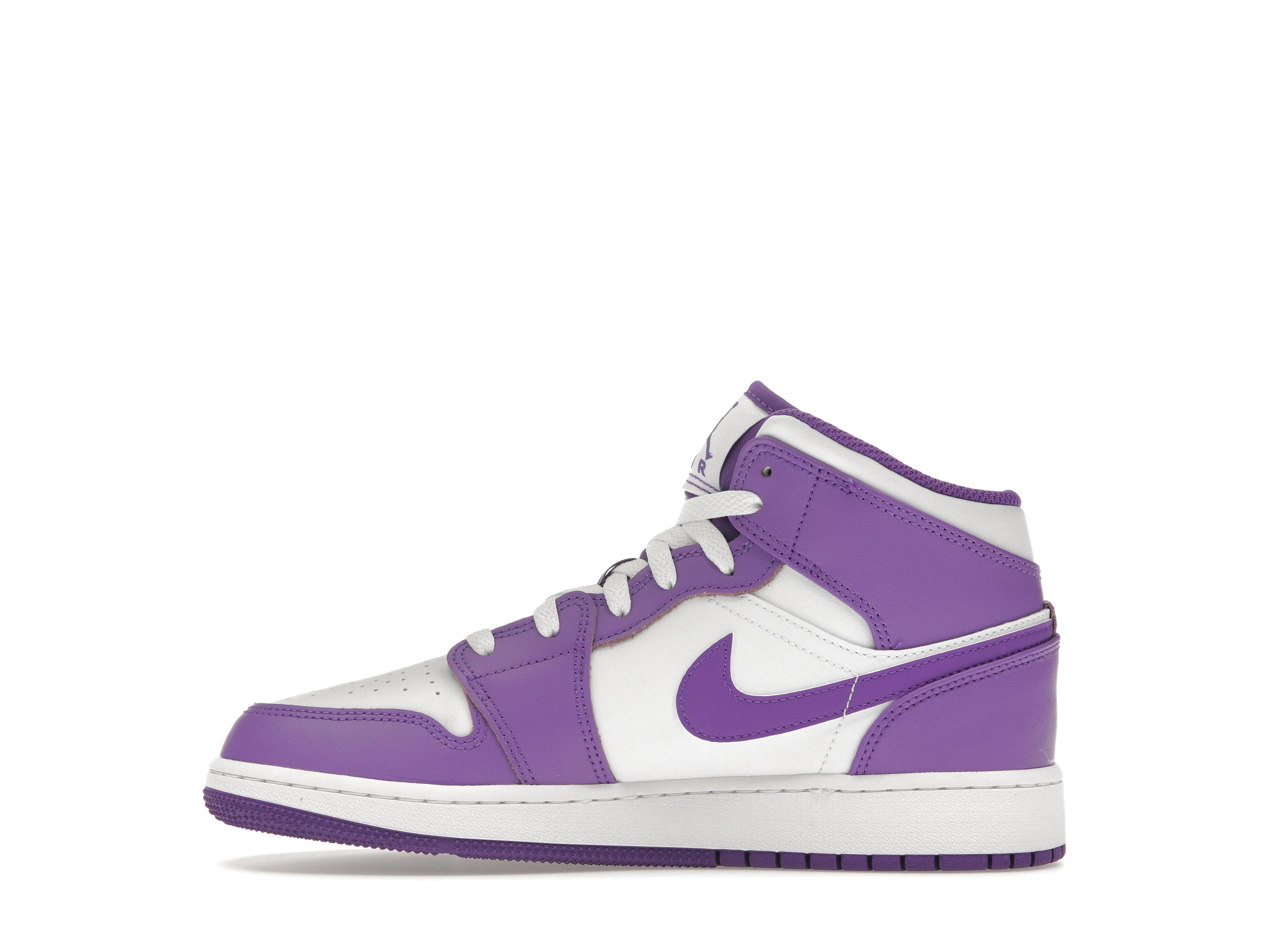 Jordan 1 Mid Purple Venom (GS) - solemarket.cz