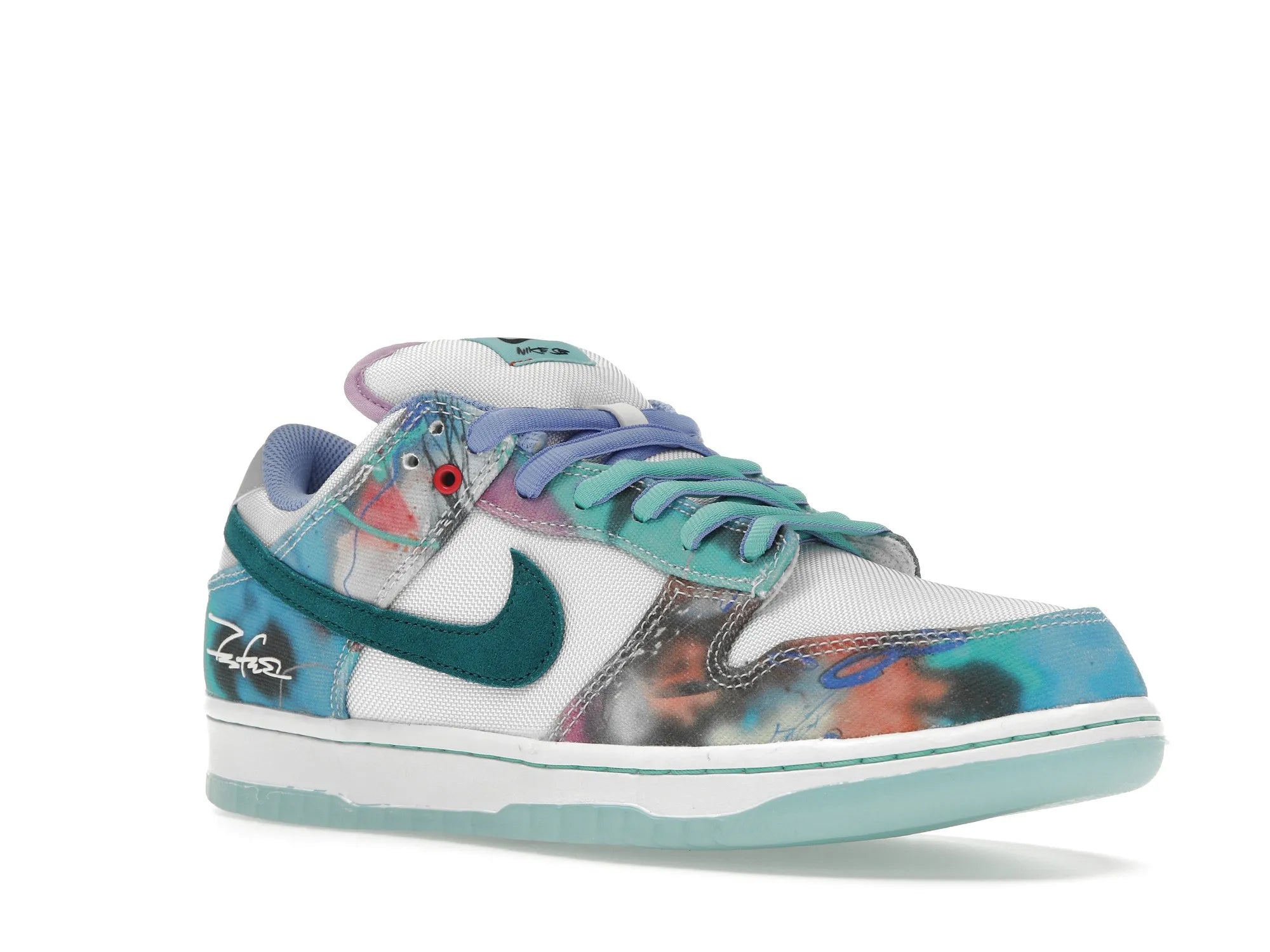Nike SB Dunk Low Futura Laboratories Bleached Aqua - solemarket