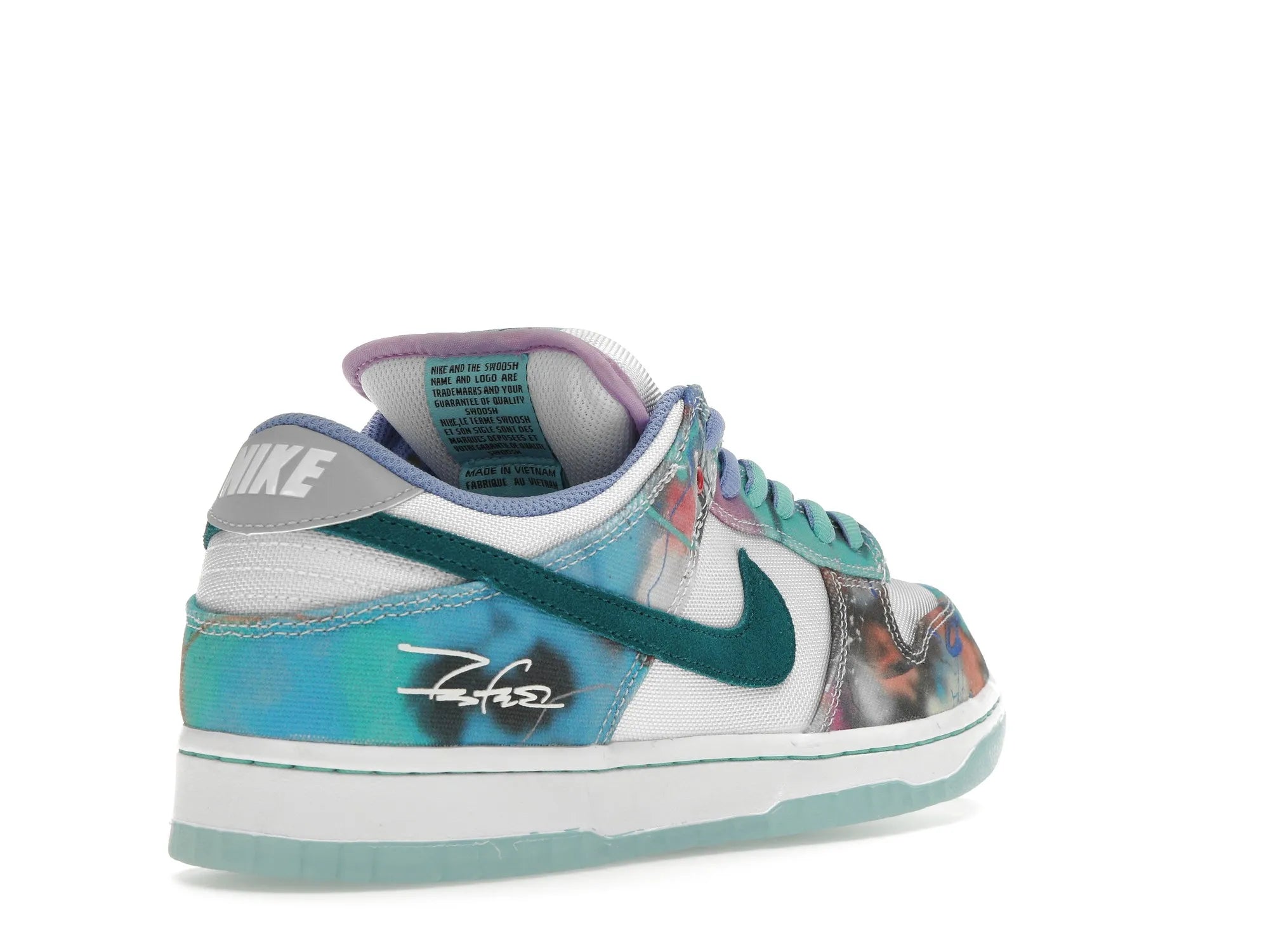 Nike SB Dunk Low Futura Laboratories Bleached Aqua - solemarket