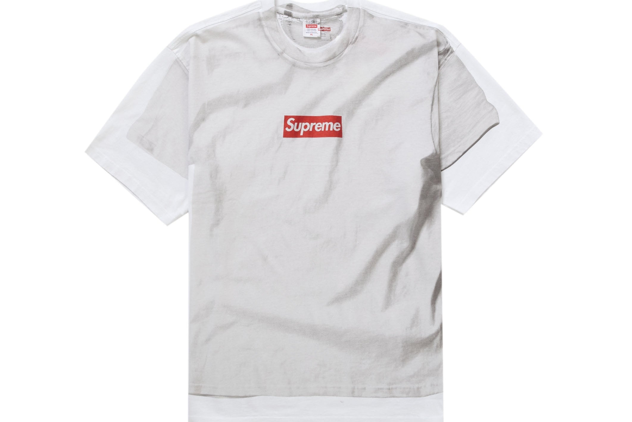 Supreme MM6 Maison Margiela Box Logo Tee White - solemarket.cz