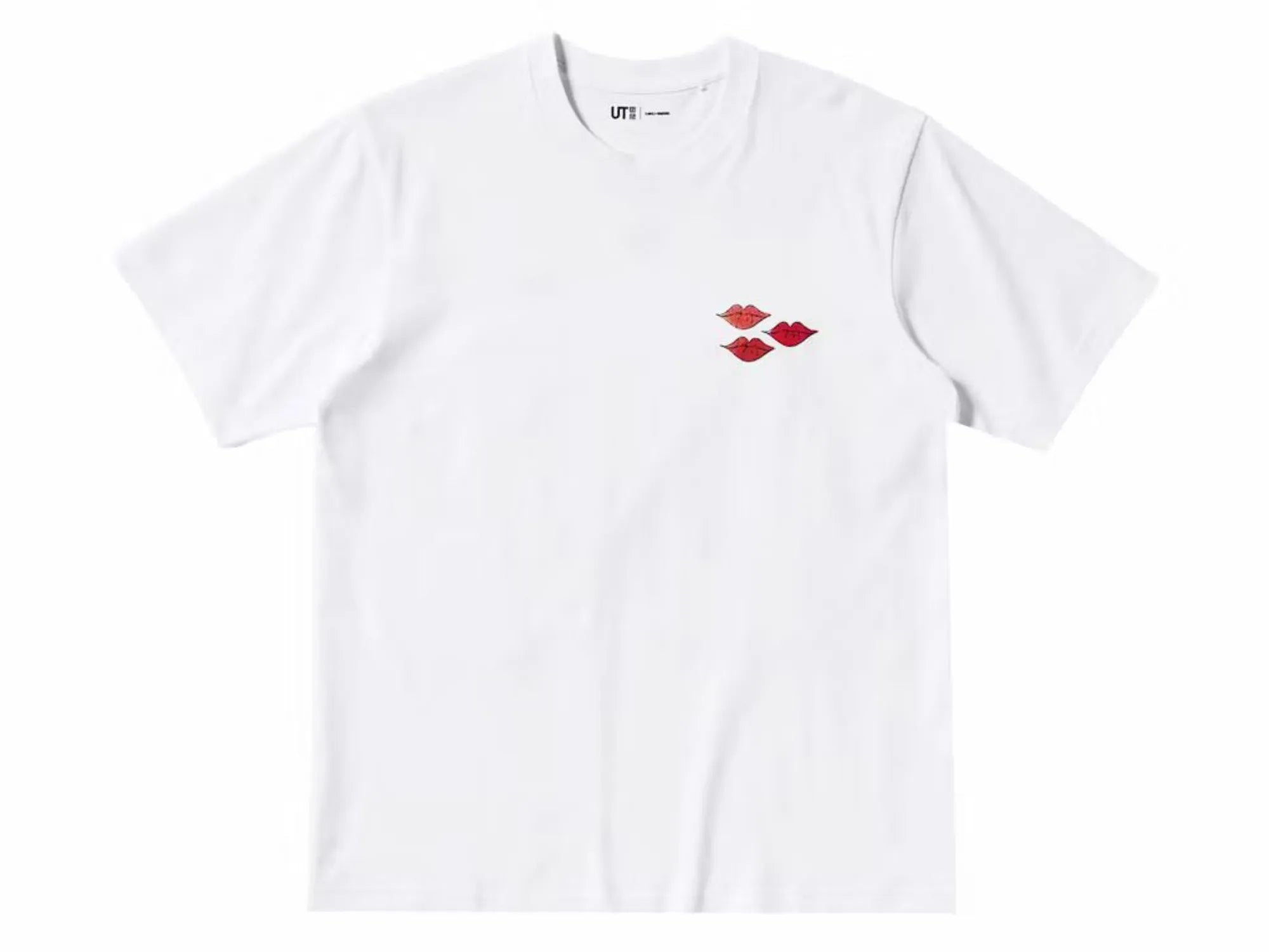 KAWS x Uniqlo Warhol UT Графично Ти-шърт 476350 Бяло